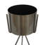 Ensemble de 2 pots de fleurs pour l'intérieur et l'extérieur avec support amovible-69487616
