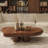 48.4" Walnut Cloud Coffee Table