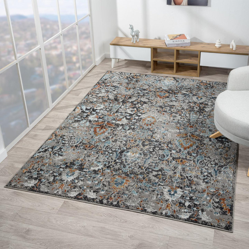 Tapis rectangulaire Deidree, Rectangle 3 pi 10 po x 5 pi 4 po