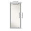 Miroir pleine grandeur sol Sneaton