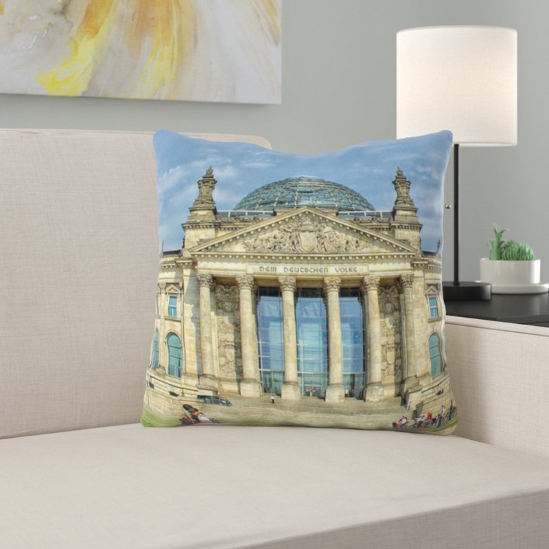 Microsuede Throw Pillow