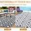 Tapis d'extérieur imperméables pour patio 6 pi x 9 pi