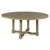 Teton Round Solid Oak Dining Table
