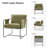 Ruhee Metal Frame Armchair with Storage Pockets -457406812