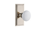 Grandeur Carré Plate Double Dummy with Hyde Park Door Knob