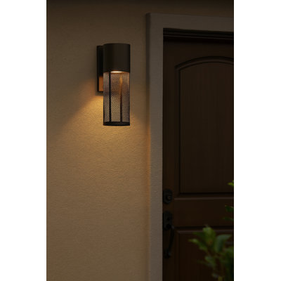 Applique murale d'extérieur en aluminium H 15,5 po x l 5,3 po Derek