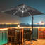 Anndee 3m Square Cantilever Parasol with LED Light-1836913119