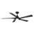 Zeke 5-Blade Outdoor/Indoor Smart Ceiling Fan with 2700K-3000K-3500K-4000K-5000K Color Temperature LED Light Kit and Remote Control Included, Works With Google Assistant, Amazon Alexa, Samsung Smart Things-125304446