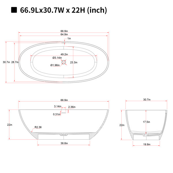 Dimensions du produit