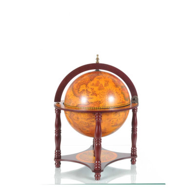 Wood Tabletop Globe