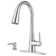 Pfister Barulli 1-Handle Pull-Down Matte Black Kitchen Faucet with Soap Dispenser