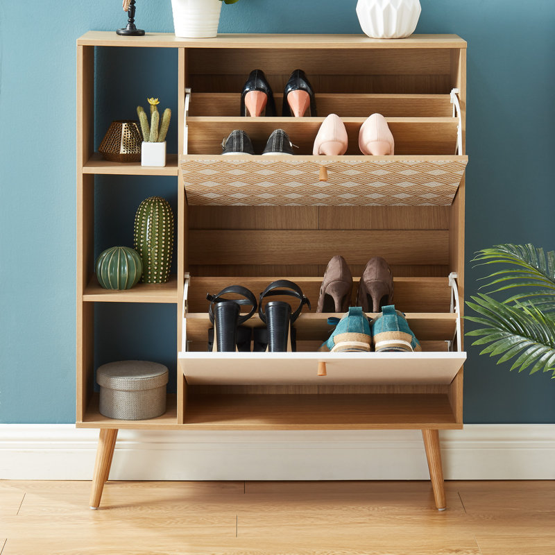 12 Pair Shoe Storage Cabinet