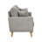 Narnclaedra 65'' Corduroy Square Arm Loveseat-1519751801