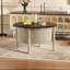Table basse ronde 30 "avec rangement et porte coulissante Vintage-672190581-672190580