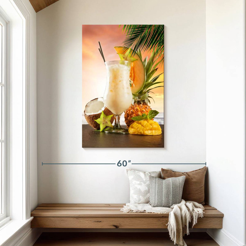 Yarlin Cocktail By The Beach, 45" H x 30" W