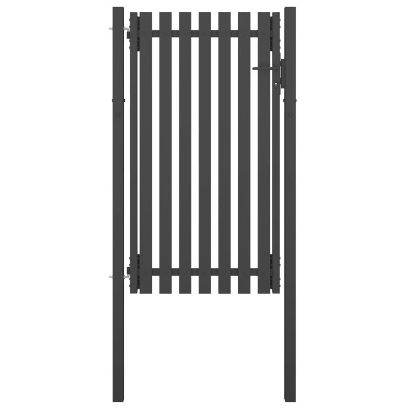 Parchure Anthracite Metal Gate, 225cm H x 99.06cm W