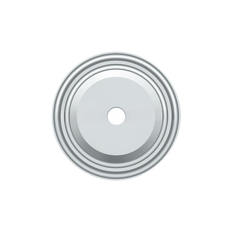 Deltana BPRC150U26 Base Plate for Knobs, 1-1/2" Diam. in Polished Chrome, Polished Chrome