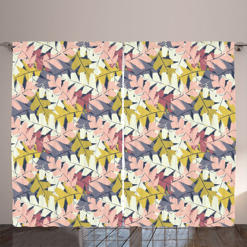 Semi Sheer Curtain Pair