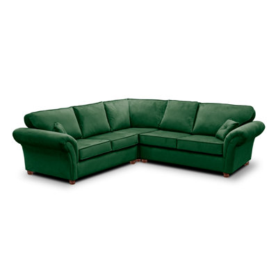 Lila 5 Seater Velvet Corner Sofa 