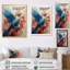 Clairevale Animal Azure Birds Drips - Imprimé-655270487-655270483