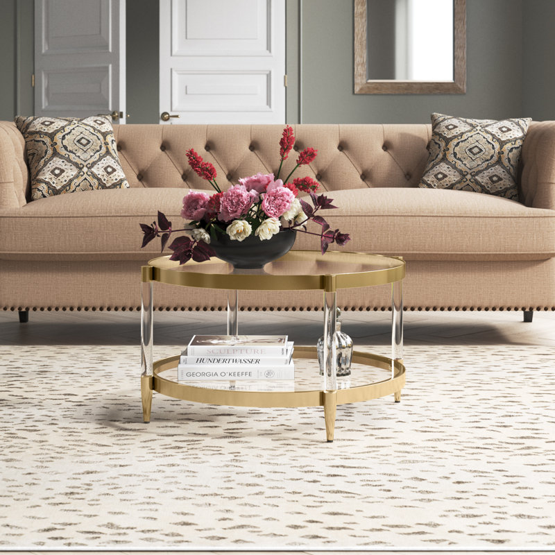 Attridge Glass Top Coffee Table