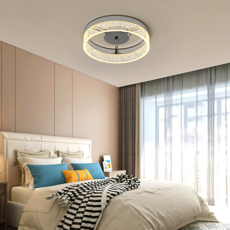 Agave 1-Light 29.6cm LED Flush Mount, Chrome