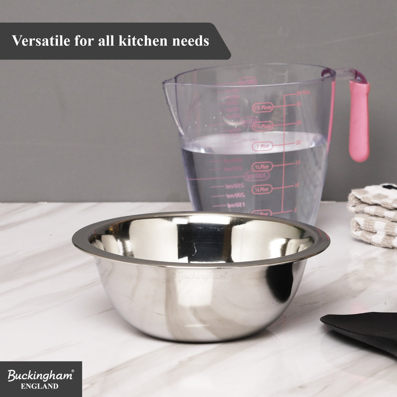 Buckingham Stainless Steel Deep Mixing Bowl , 18 cm