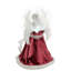 18'' Handmade Fabric Lighted Tree Topper-40153076