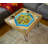 Rustic Byo Board Game Table And Puzzle Table With Removable Tempered Glass Top And Hidden Storage Drawer - Made In The Usa. Measures 25x25"