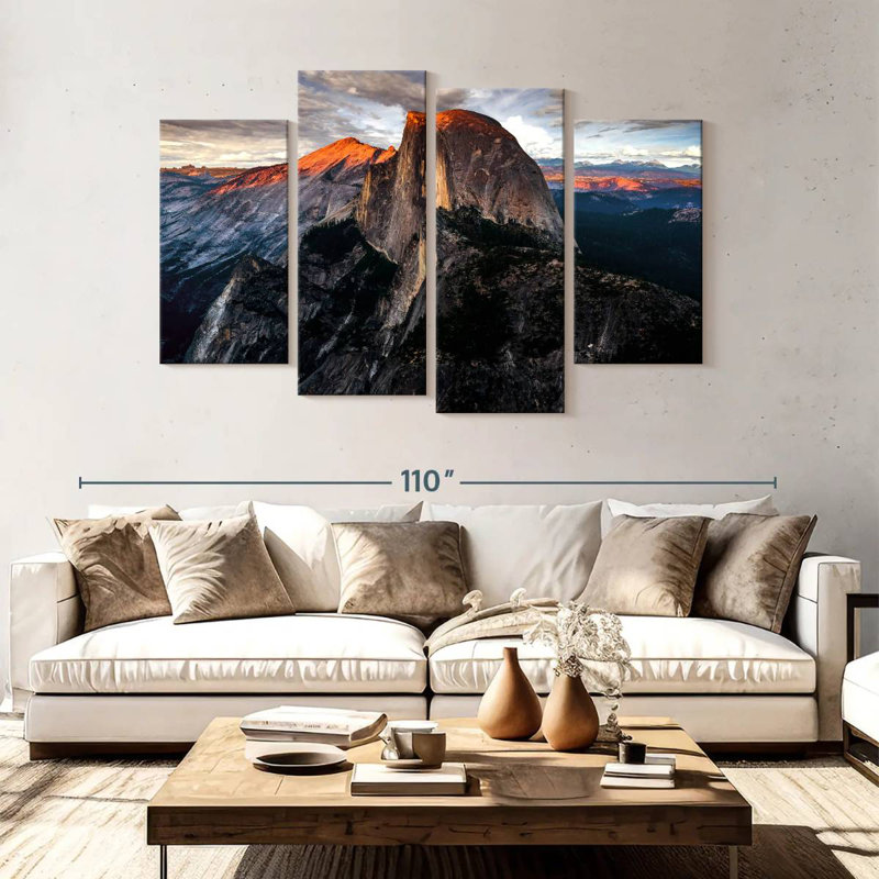 Alvord Yosemite's Half Dome, 54" H x 84" W