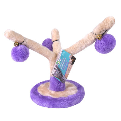 Plush Cat Tree Activity Center and Scratching Post
