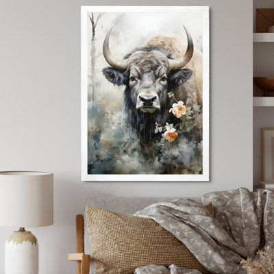 Art balkanique asiatique Buffalo Bison Sumi I