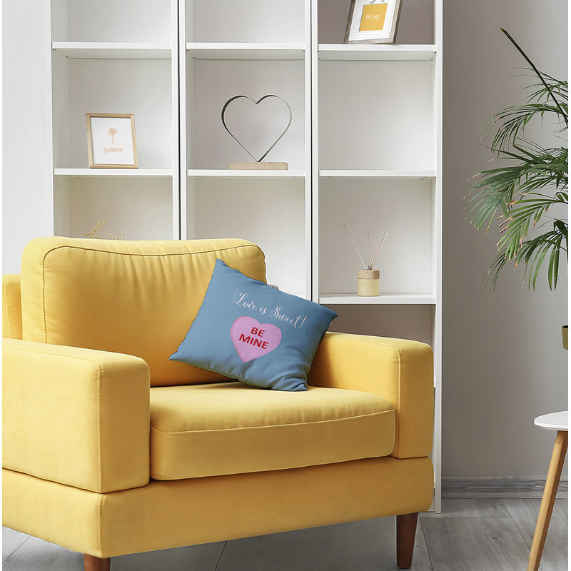 Reversible Throw Pillow, 26" H x 26" W