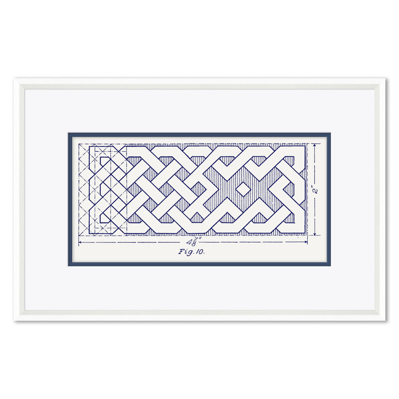 White Figure 11, 10 & 9 Framed