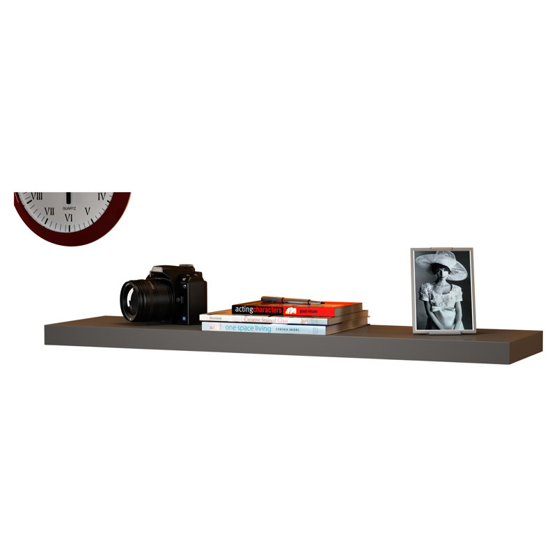3 Piece Floating Shelf, 4cm H x 80cm W x 23.5cm D