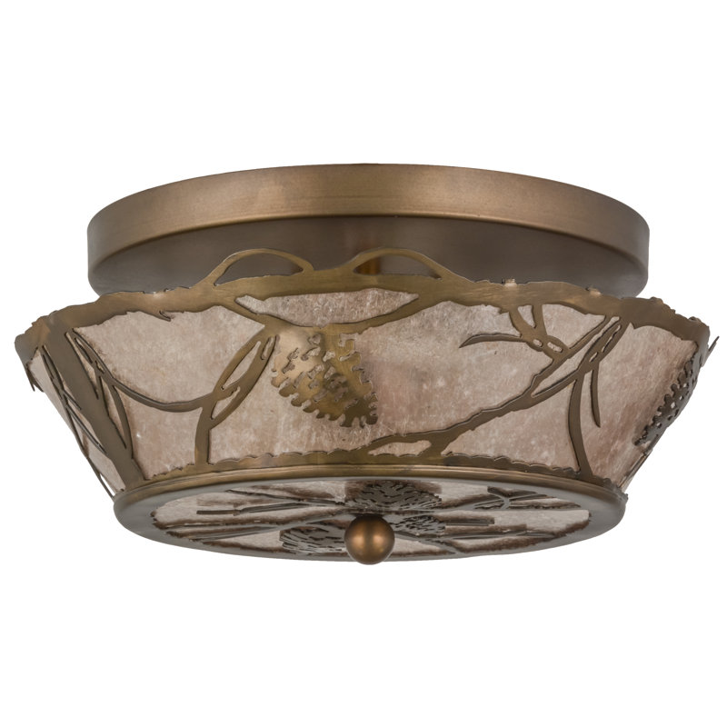 Whispering 2 - Light Flush Mount, 6.5" H x 12" W x 12" D