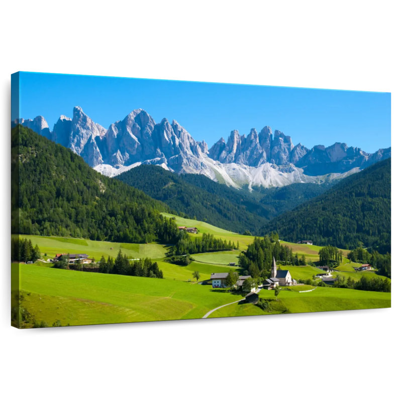 Village d'Alvord à Santa Maddalena, H 24 po x l 36 po
