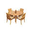 Algrave Outdoor Teak Dining Set-2083002408-2083002409