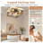 16" Farmhouse Caged Ceiling Fan With Remote, Reversible Dc Motor, And Light Kit