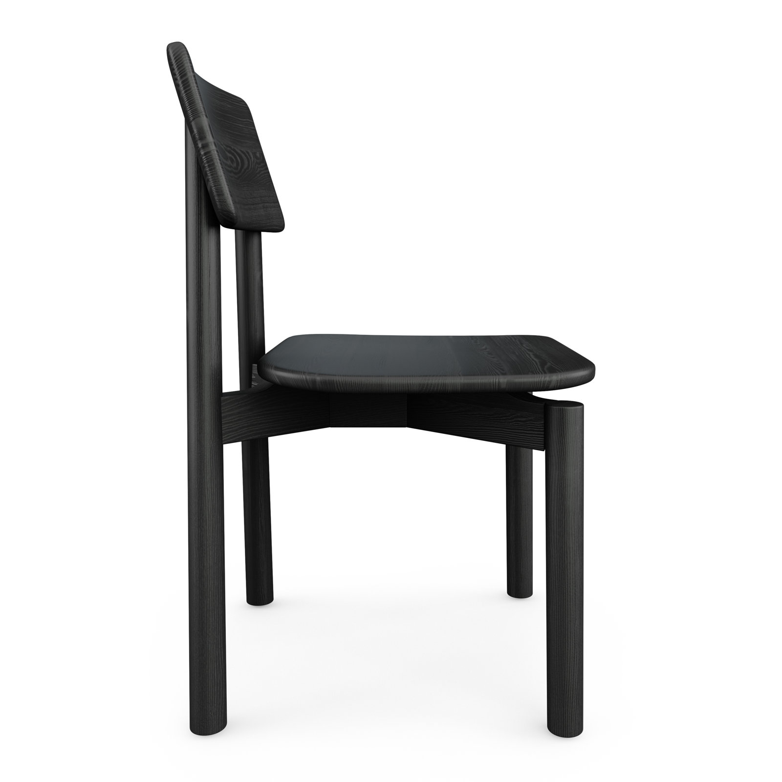 Ridley Dining Chair, Ash Black