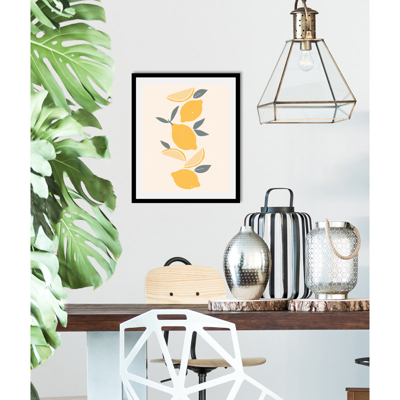 Citrus Dream - Single Picture Frame Print, 70cm H x 50cm W