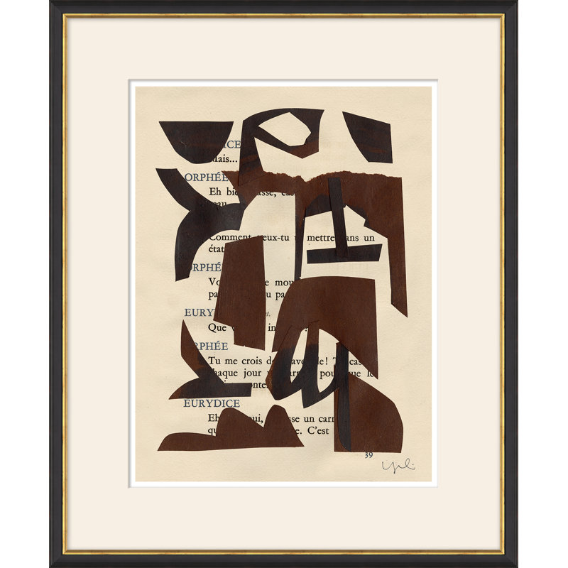 "Katagami IV" par Carrier and Company Art - impression encadrée sur papier