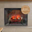 Uptown 33" Infrared Electric Fireplace Insert Heater with Trim Kit, Compatible with Alexa & Google-349130043