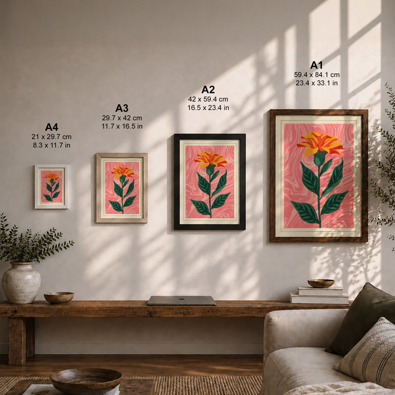 Bold Bloom Botanical - Print, Unframed, A3 - 42.0 x 29.7 cm