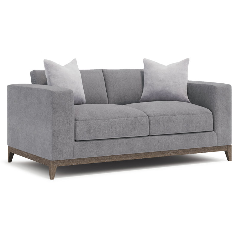 Noel Fabric Loveseat, Gray