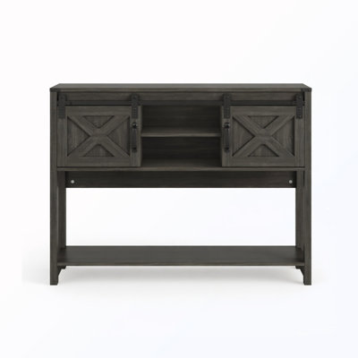 Accent Cabinet with Sliding Barn Door