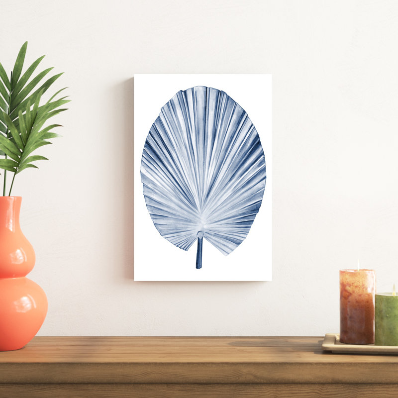 Feuilles indigo tropicales de l'UA AU, H 18 po x l 12 po x P 1 po