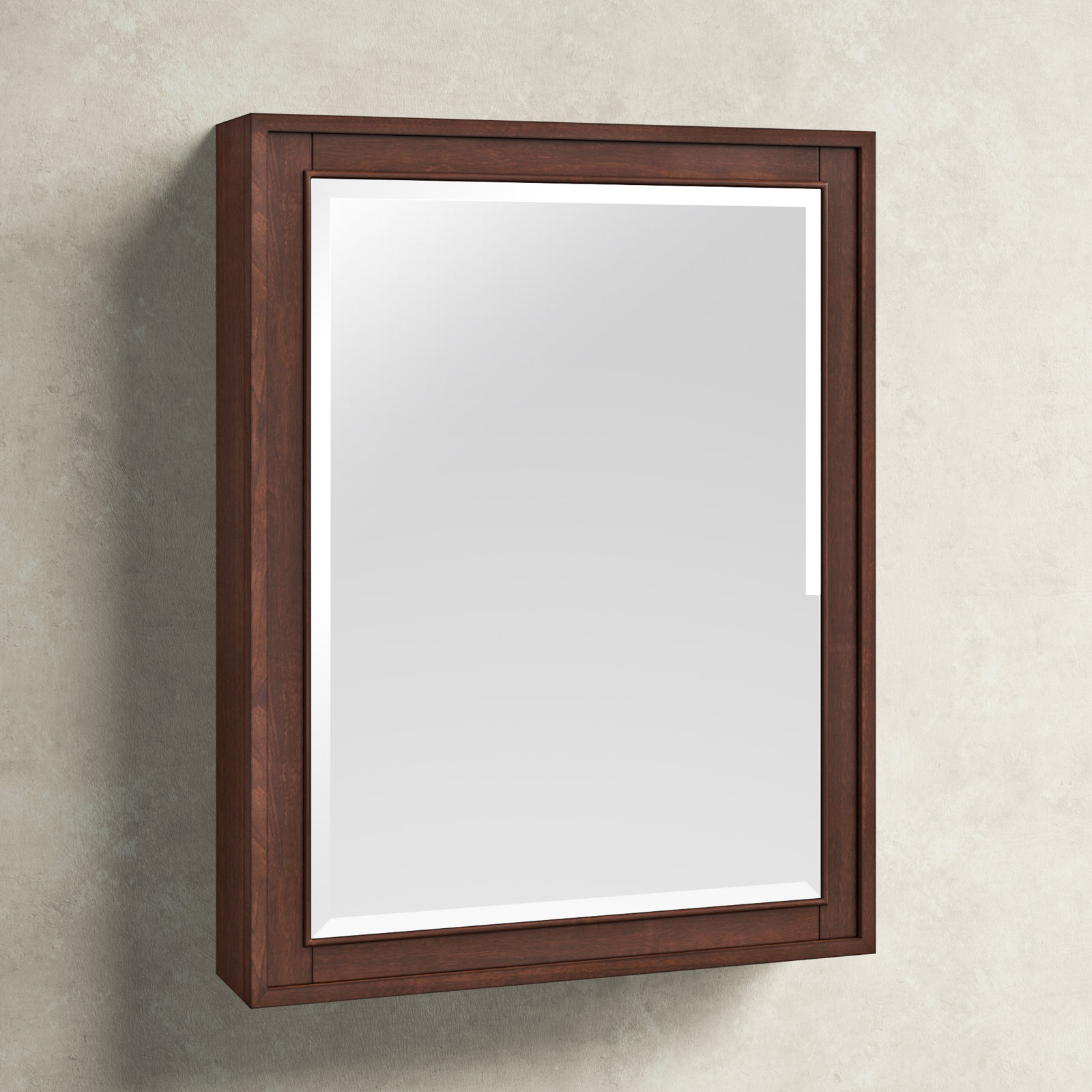 Charley Surface Medicine Cabinet, Tobacco, 36" H x 28" W x 6.25" D