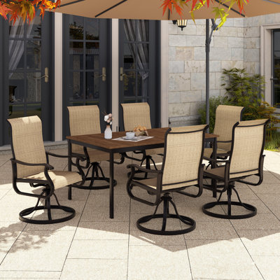 Ensemble de 6 chaises de patio Ashalyn