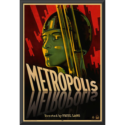 "Affiche de film rétro Metropolis"